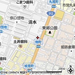 姫路城の東エコ・ステーション周辺の地図