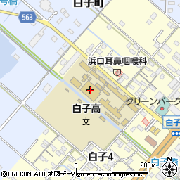 三重県立白子高等学校周辺の地図