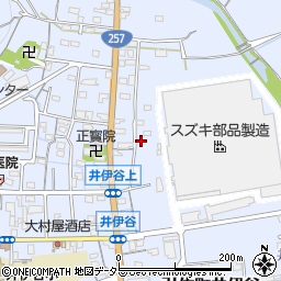 静岡県浜松市浜名区引佐町井伊谷384-6周辺の地図