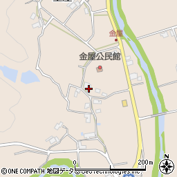 兵庫県三木市細川町金屋393周辺の地図