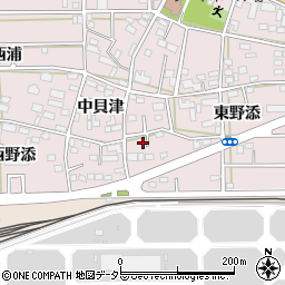 愛知県豊川市本野町東野添68周辺の地図