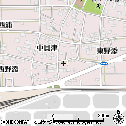 愛知県豊川市本野町東野添68-11周辺の地図