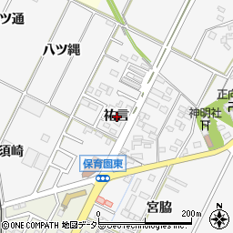 愛知県西尾市吉良町木田祐言周辺の地図