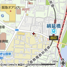 兵庫六甲農業協同組合東地域事業本部川西支店美園店周辺の地図