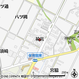 愛知県西尾市吉良町木田（祐言）周辺の地図