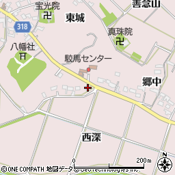 愛知県西尾市吉良町駮馬城山63周辺の地図