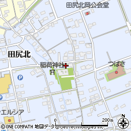 静岡県焼津市田尻北402周辺の地図