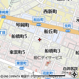 三菱電機船場寮周辺の地図