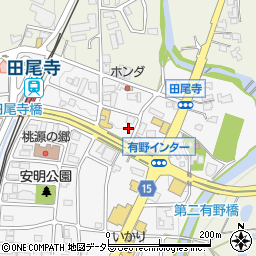 田尾寺公園周辺の地図