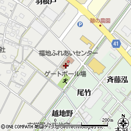 愛知県西尾市斉藤町向縄周辺の地図
