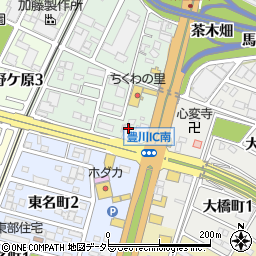 新日本石油株式会社　豊川インター給油所周辺の地図