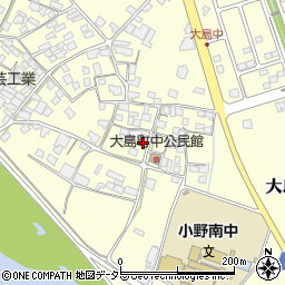 兵庫県小野市大島町670-2周辺の地図