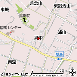 愛知県西尾市吉良町駮馬郷中周辺の地図