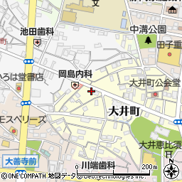 静岡県島田市大井町2463-4周辺の地図