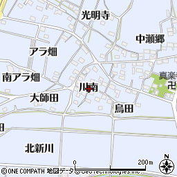 愛知県知多郡武豊町東大高川南周辺の地図
