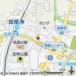 兵庫三菱北神三田店周辺の地図