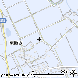 兵庫県加古川市志方町東飯坂336周辺の地図