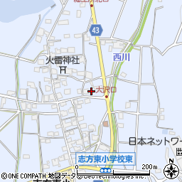 兵庫県加古川市志方町細工所553周辺の地図