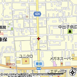 兵庫県揖保郡太子町東保周辺の地図