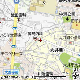 静岡県島田市大井町2463-8周辺の地図