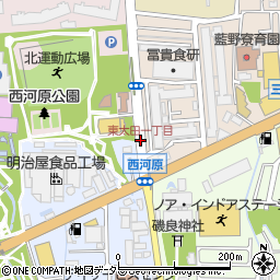 東太田一丁目周辺の地図