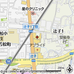 大阪ダイハツ販売高槻店周辺の地図