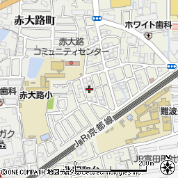 大阪府高槻市富田丘町36周辺の地図