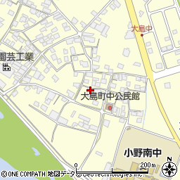 兵庫県小野市大島町673周辺の地図