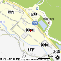 愛知県豊川市御津町金野新砂田周辺の地図