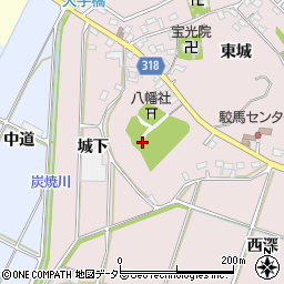 愛知県西尾市吉良町駮馬城山46周辺の地図