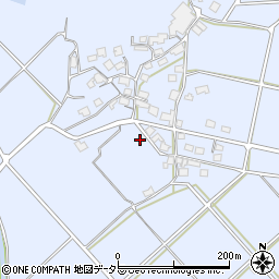 兵庫県加古川市志方町大澤周辺の地図