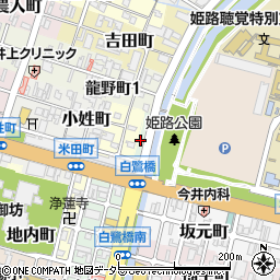 兵庫県姫路市上片町周辺の地図