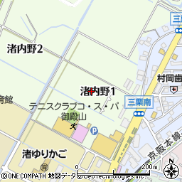 〒573-1147 大阪府枚方市渚内野の地図