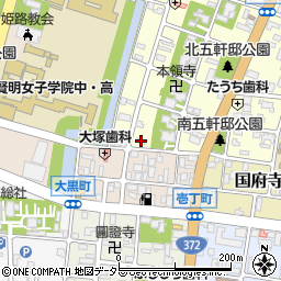 兵庫県姫路市五軒邸1丁目18周辺の地図