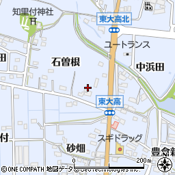 愛知県知多郡武豊町東大高石曽根74周辺の地図