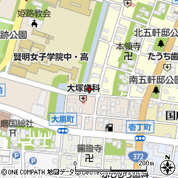 兵庫県姫路市五軒邸1丁目33周辺の地図