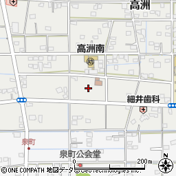 静岡県藤枝市高洲51周辺の地図