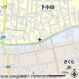 静岡県焼津市下小田580-7周辺の地図
