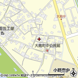 兵庫県小野市大島町675周辺の地図