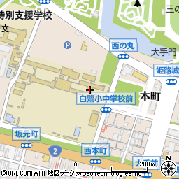 兵庫県姫路市本町68-52周辺の地図