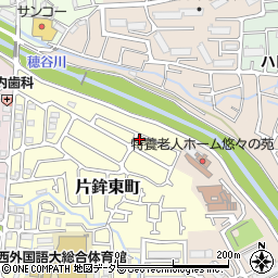 大阪府枚方市片鉾東町26-19周辺の地図