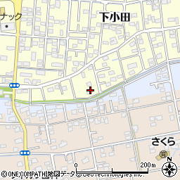 静岡県焼津市下小田581-2周辺の地図