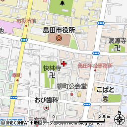 島田年金事務所周辺の地図