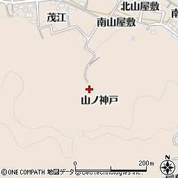 愛知県額田郡幸田町深溝山ノ神戸周辺の地図
