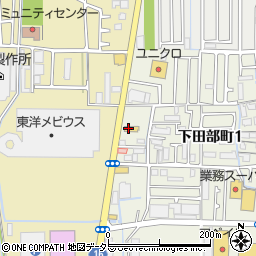 炭火焼肉 七輪 高槻店周辺の地図