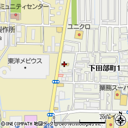 七輪高槻店周辺の地図