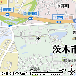 レシェンテ茨木Ａ棟周辺の地図