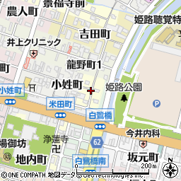 兵庫県姫路市米田町周辺の地図