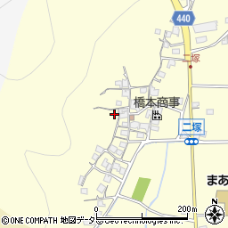兵庫県たつの市揖保川町二塚94-2周辺の地図
