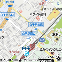 魚萬寿司周辺の地図